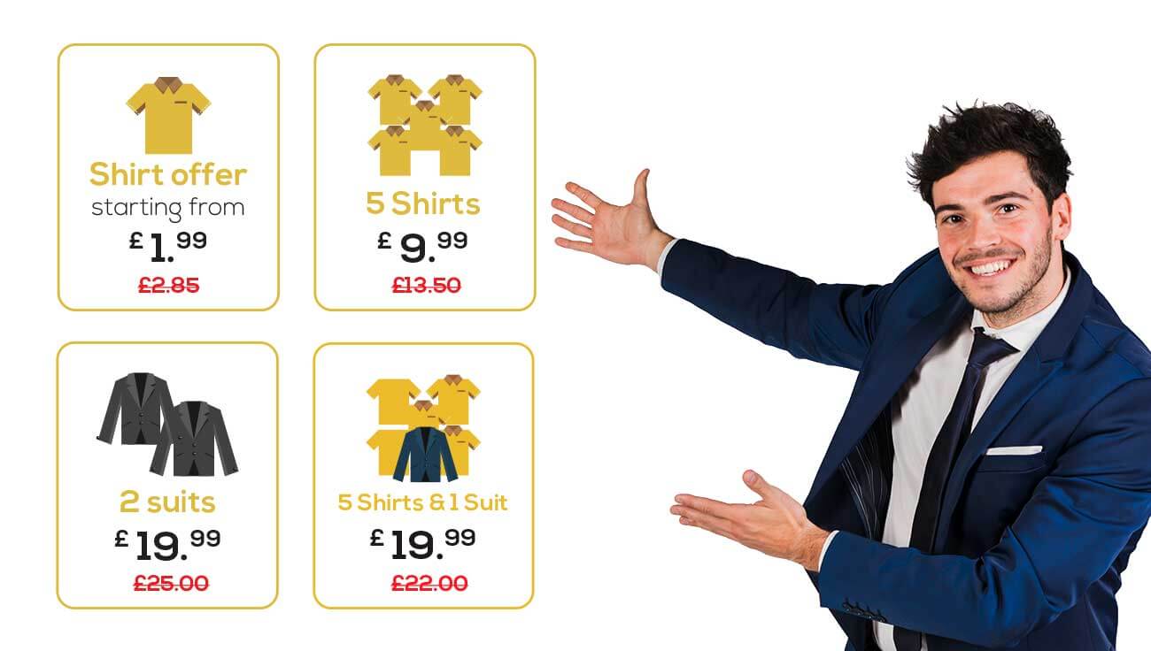 Menswear Discount Promotions